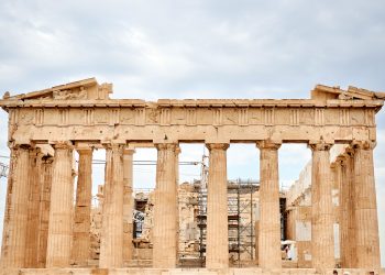 Temple of Parthenon in Acopolis, Athens, Greece