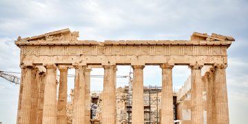 Temple of Parthenon in Acopolis, Athens, Greece