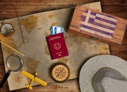 Top,View,Of,Traveling,Gadgets,,Vintage,Map,,Magnify,Glass,,Hat Top,View,Of,Traveling,Gadgets,,Vintage,Map,,Magnify,Glass,,Hat