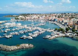 Aerial,Drone,Bird's,Eye,View,Of,Famous,And,Picturesque,Port