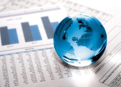 Glass,Globe,With,North,America,And,Business,Papers Glass,Globe,With,North,America,And,Business,Papers