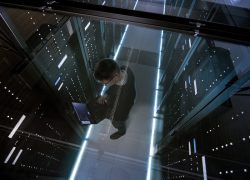 Top,View,Through,The,Glass,Of,It,Engineer,Working,With Top,View,Through,The,Glass,Of,It,Engineer,Working,With