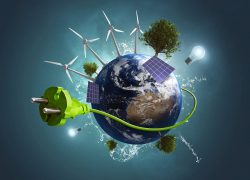 Green,Energy,World,(3d,Rendering)
